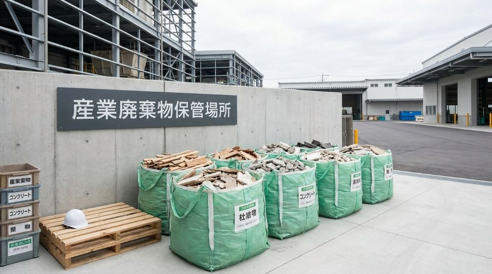産業廃棄物の保管場所には掲示板が必須！建設・加工業者が守るべき要件と書き方