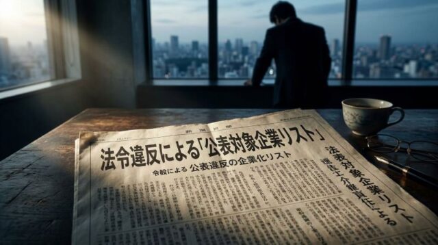 【建設業法】違反すると社名公表のペナルティ！直近で一番多い違反は無許可業者への下請契約