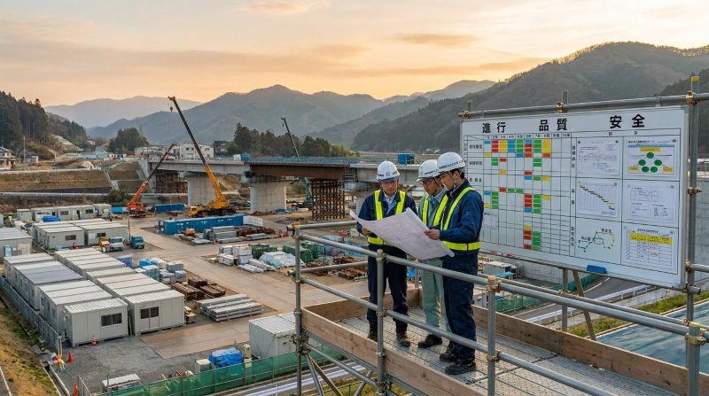 【ISO9001】建設業の全体像を見える化!実務に役立つ「業務プロセスフロー」の作成ポイント