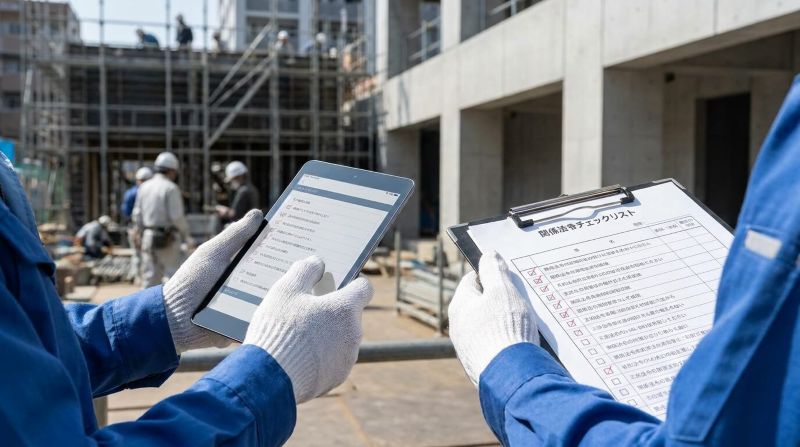 【ISO9001・建設業】見積時の現場確認で見落としがちな関係法令チェックリスト！